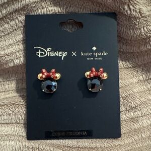 Kate Spade Minnie Mouse Earrings - Red and Black